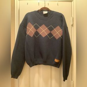 Red ( Taylors Version) Argyle Sweater size Large